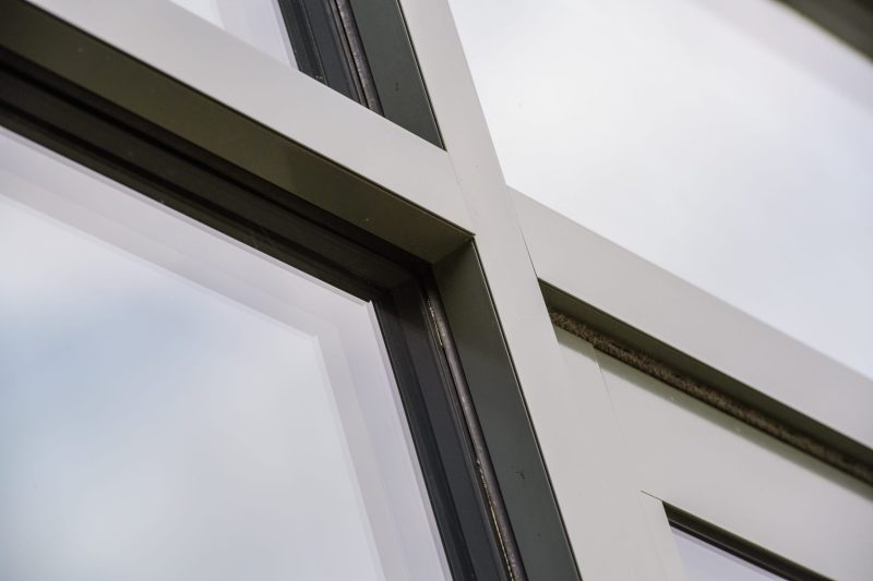 glazed curtain wall