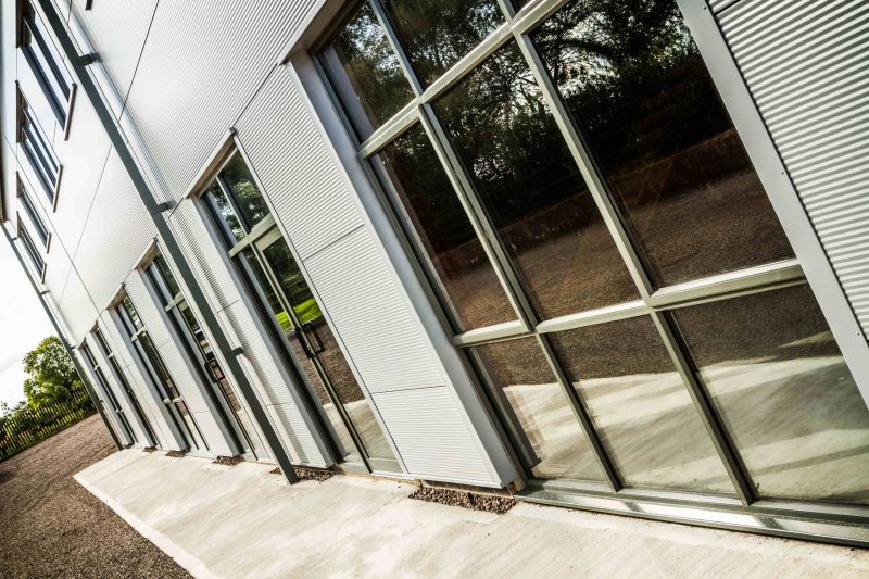 aluminium glazed curtain wall