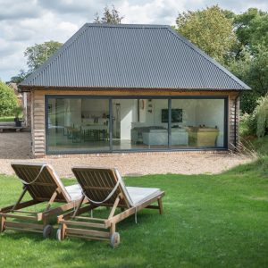 modern aluminium patio doors
