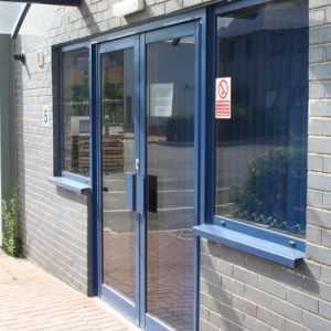 commercial aluminium doors